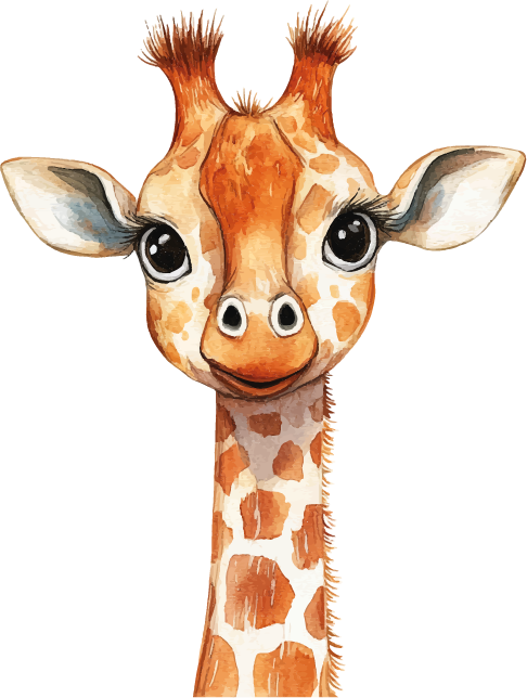 Illustration of a giraffe