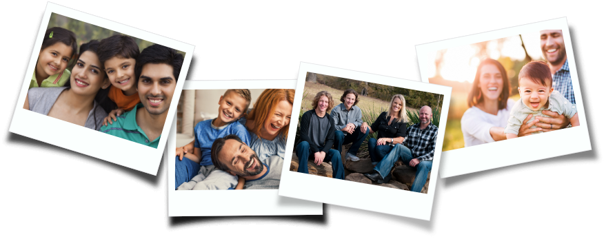 Collage of family photos