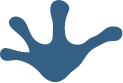Icon of a birdlike footprint